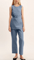 Thea trouser steel blue