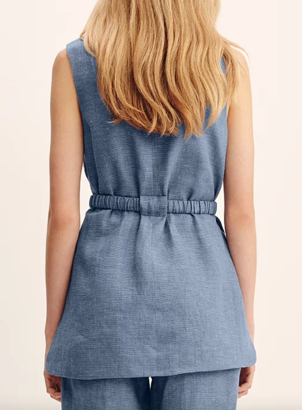 thea tunic steel blue