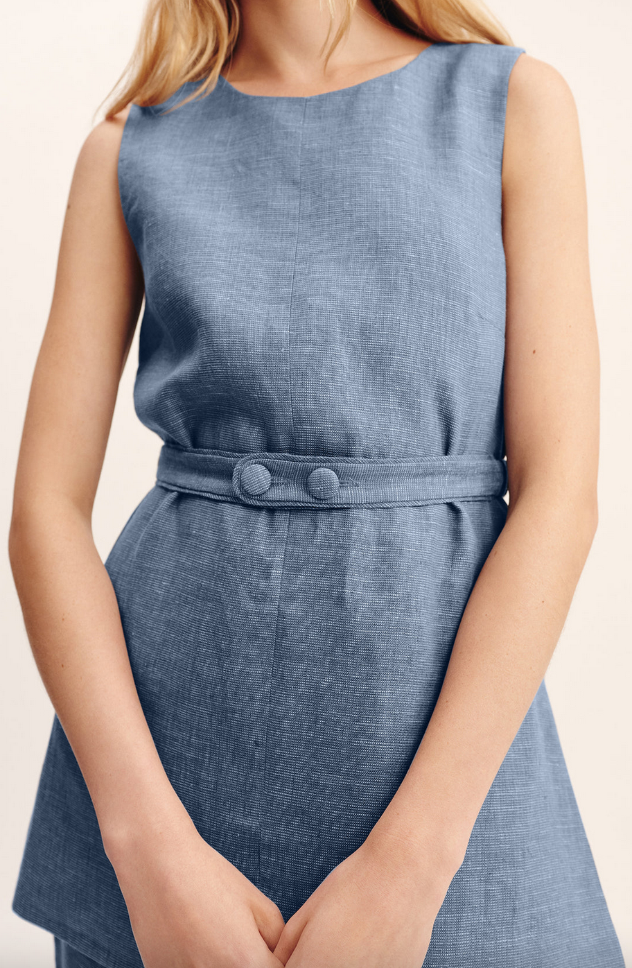 thea tunic steel blue