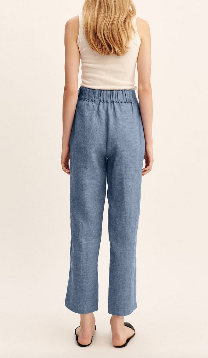Thea trouser steel blue