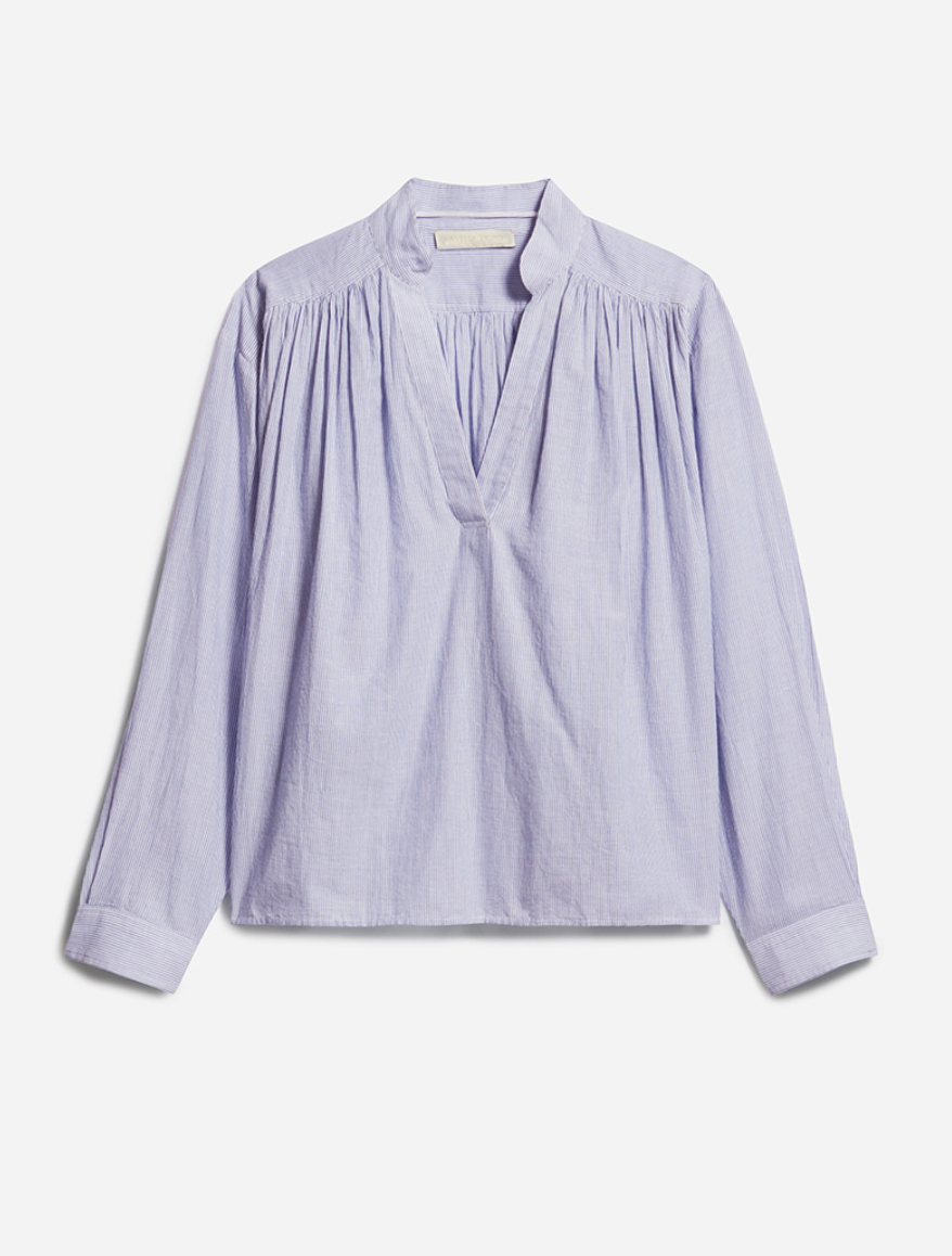 calvin blouse white/ blue