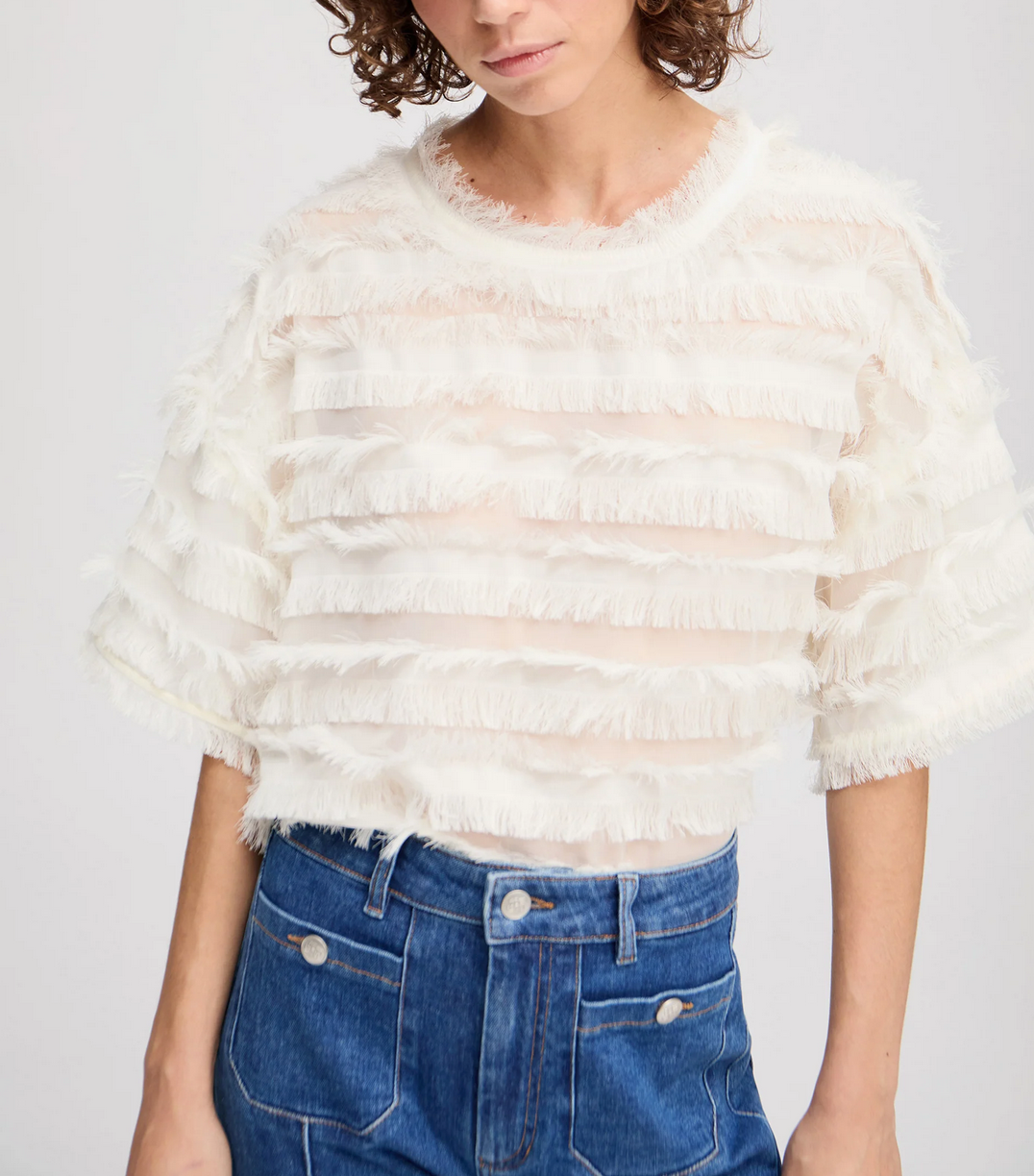 Lipona top ivory