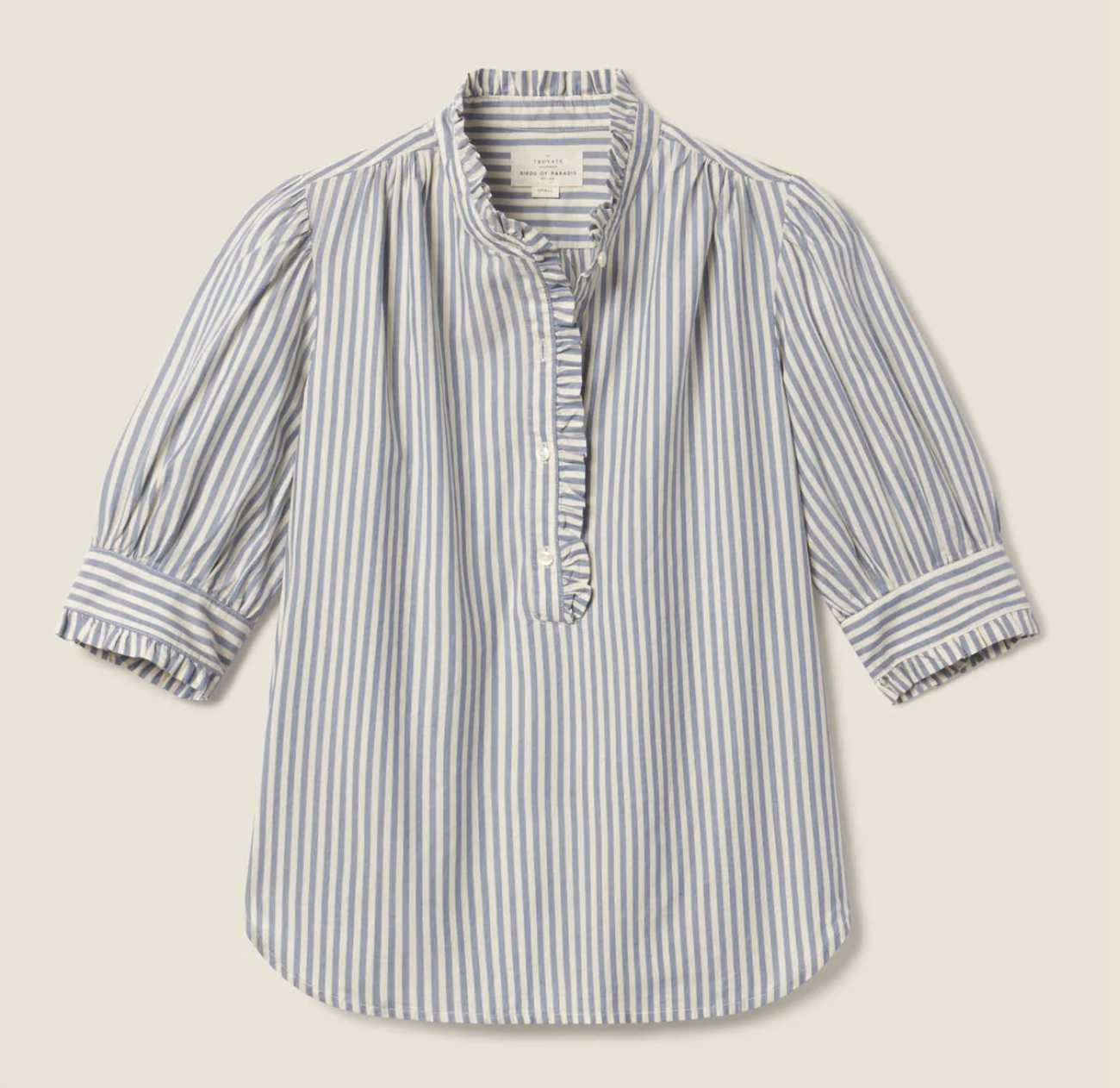 noah blouse oceanview stripe