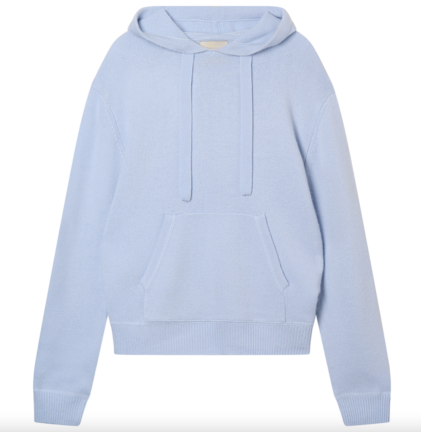oversize hoodie merino wool in georgia blue