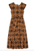 the tulsa dress geo bandana print