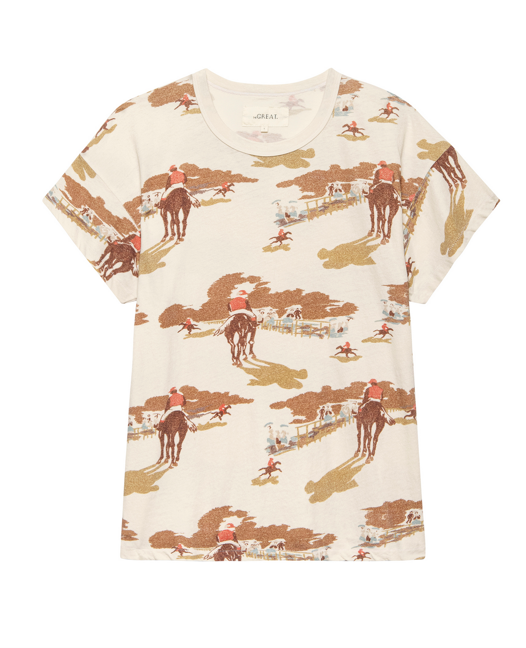 the boxy crew riding horses print