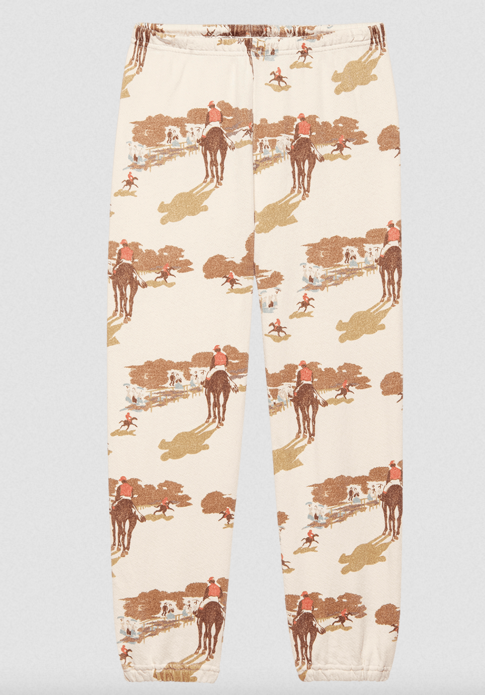 the stadium sweatpant riding horses print