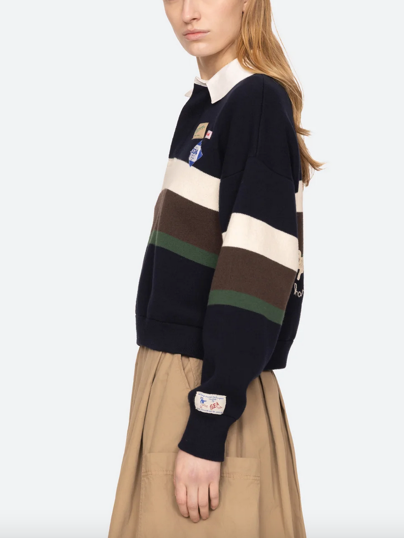Arthur rugby sweater navy multi