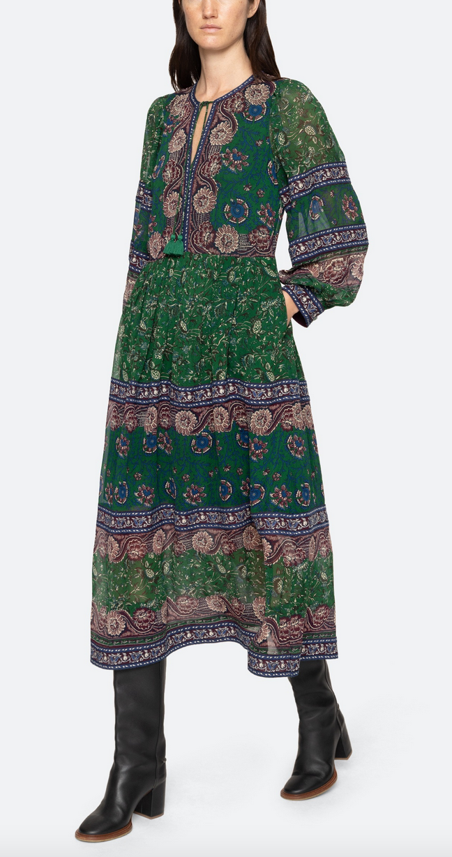 melba dress green