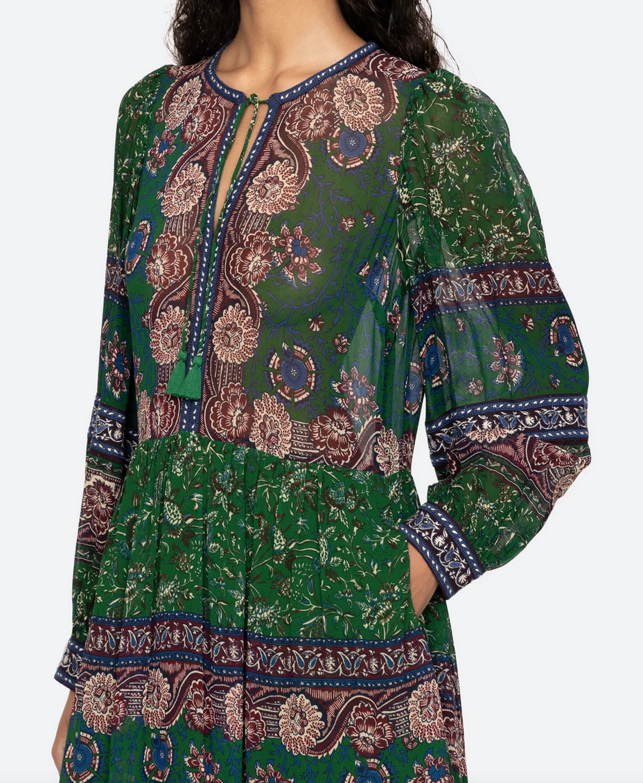 melba dress green
