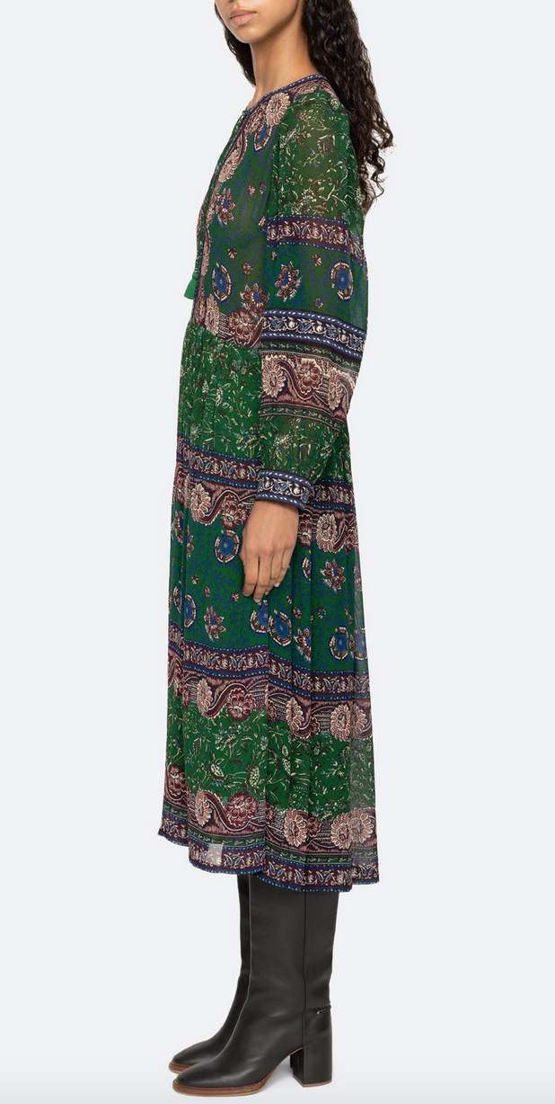 melba dress green