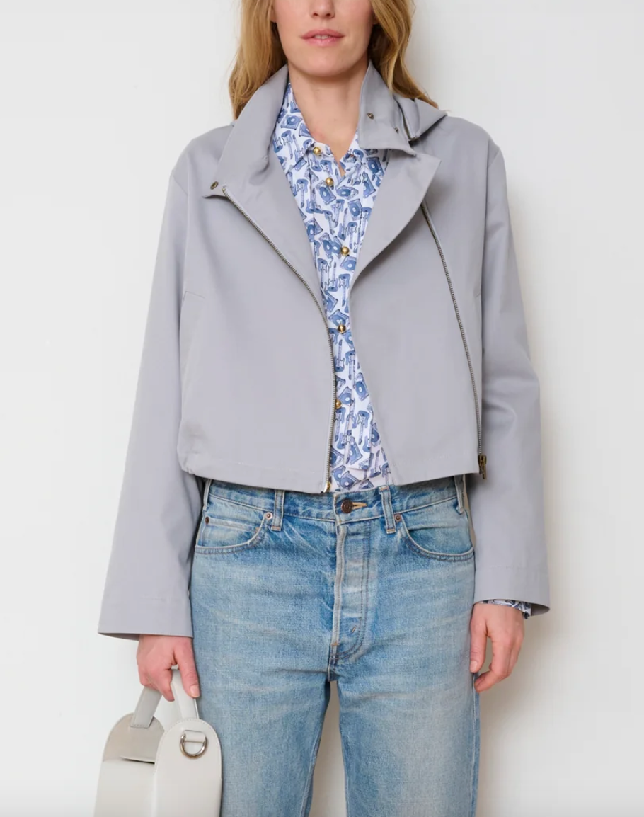 the underground jacket dusty blue grey