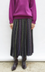 Daiquiri 2 long dotted swiss knit skirt deep black multi