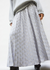 delicate skirt in a wavy knit heather grey