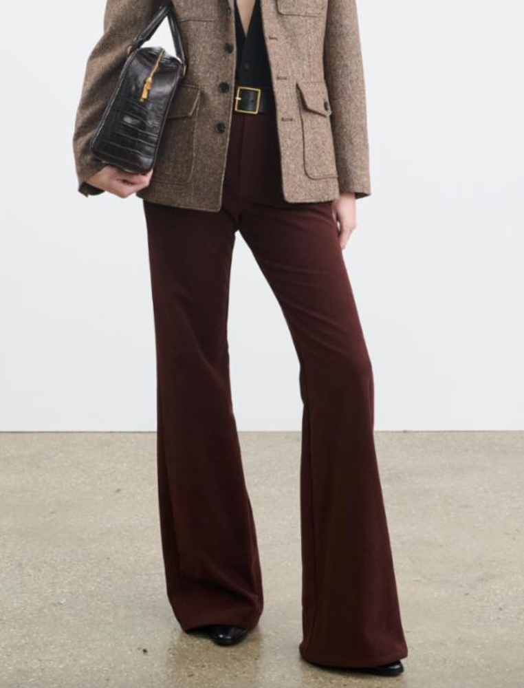 florence pant burnt sienna cabernet
