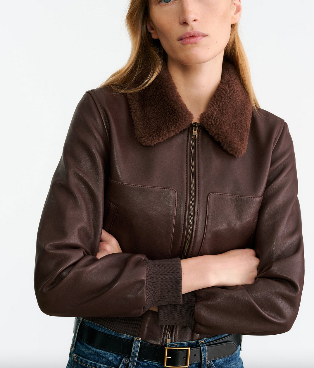 tom leather jacket dark brown