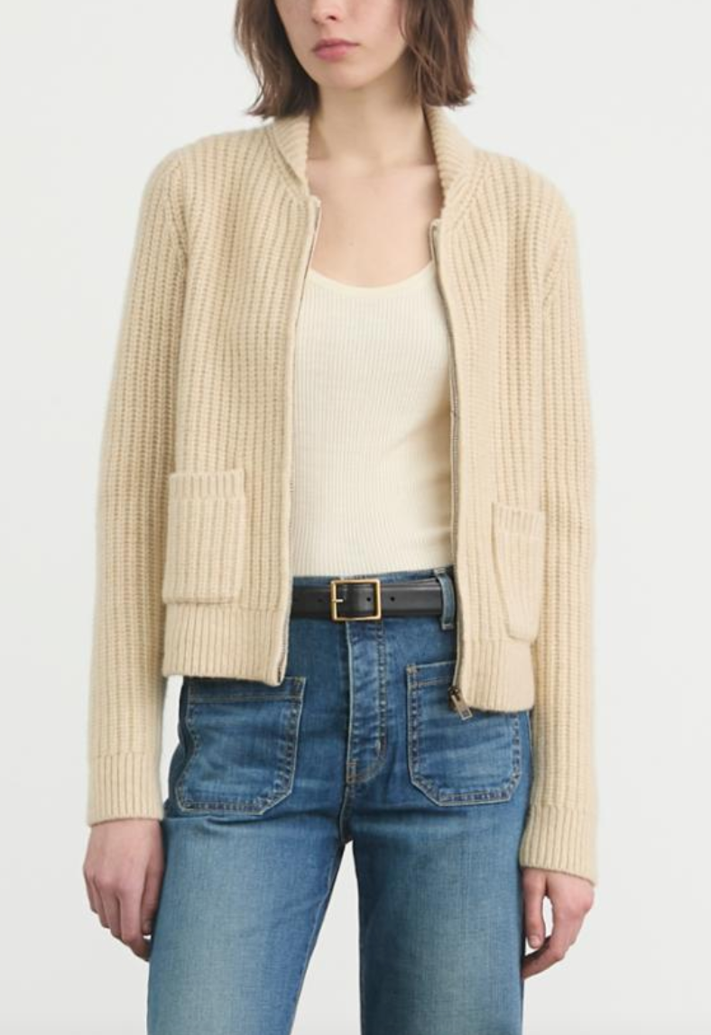 Tessen cardigan wheat