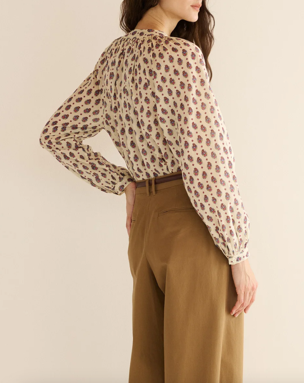 julienne top provencal paisley