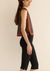 amalia top noir montmartre foulard