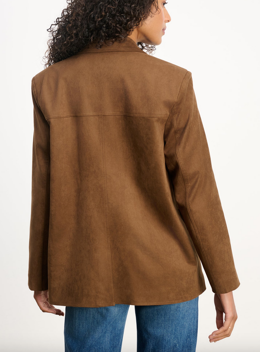salie jacket in brown
