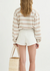 hugo jumper beige ivory stripe