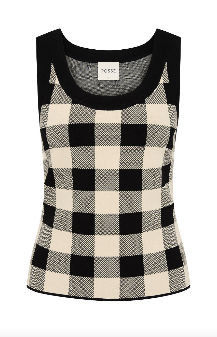 pippa top heritage plaid