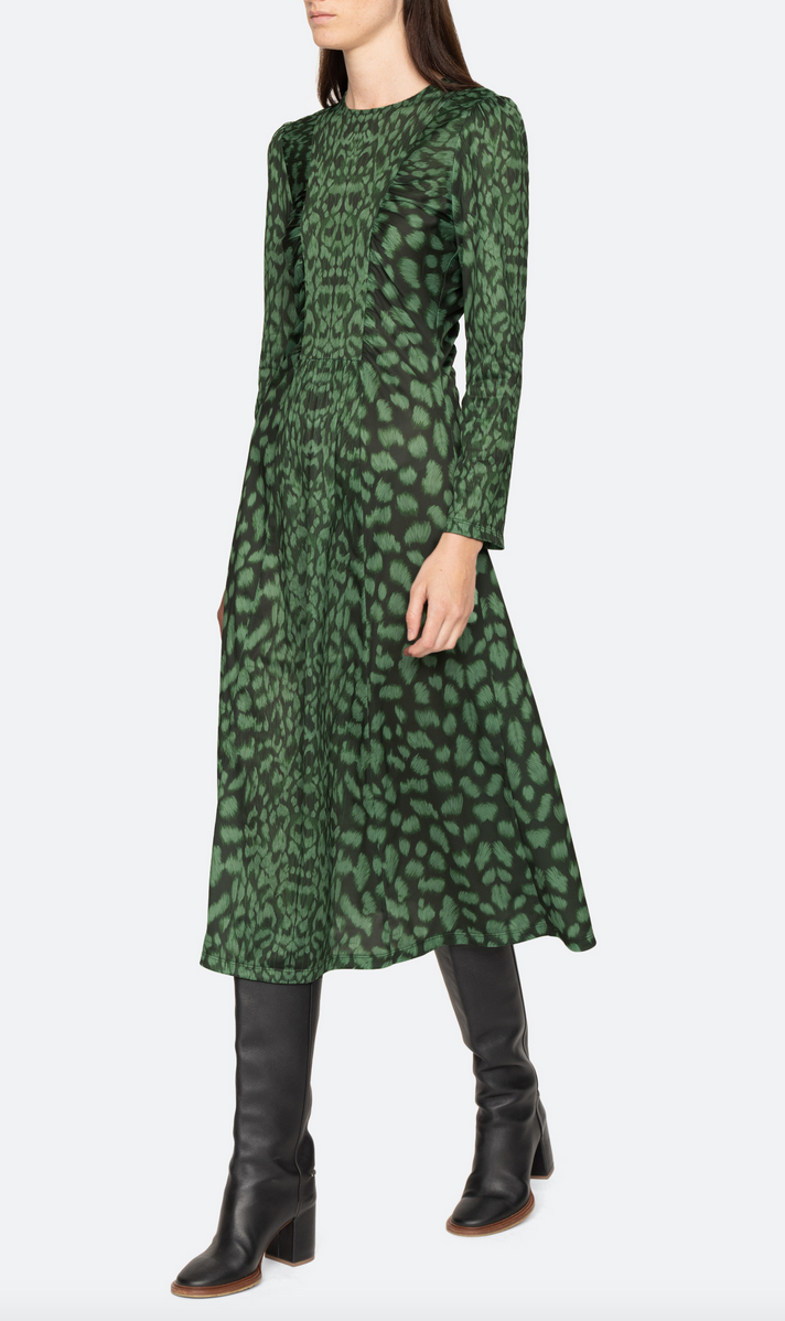 claude l/s dress green