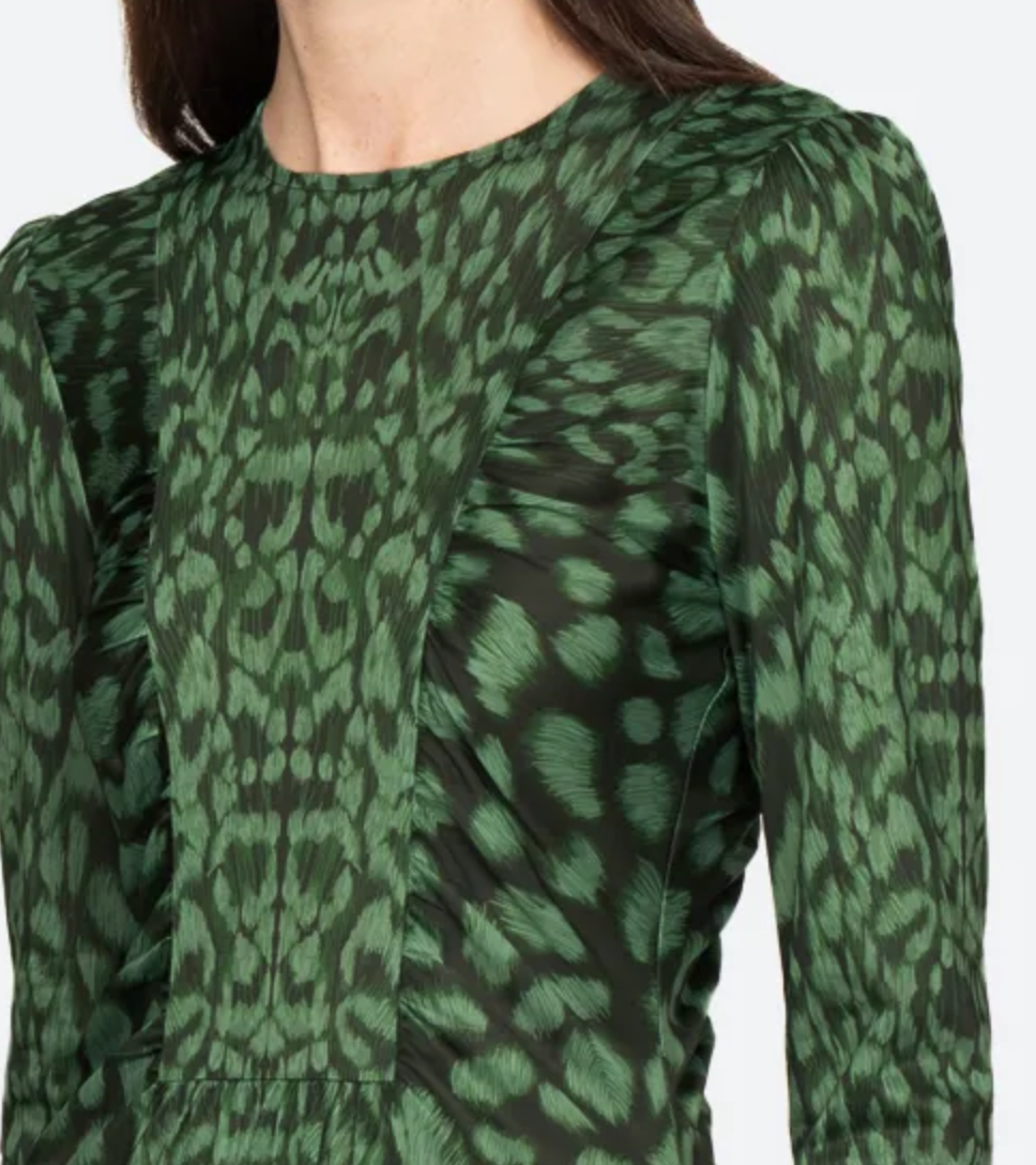 claude l/s dress green
