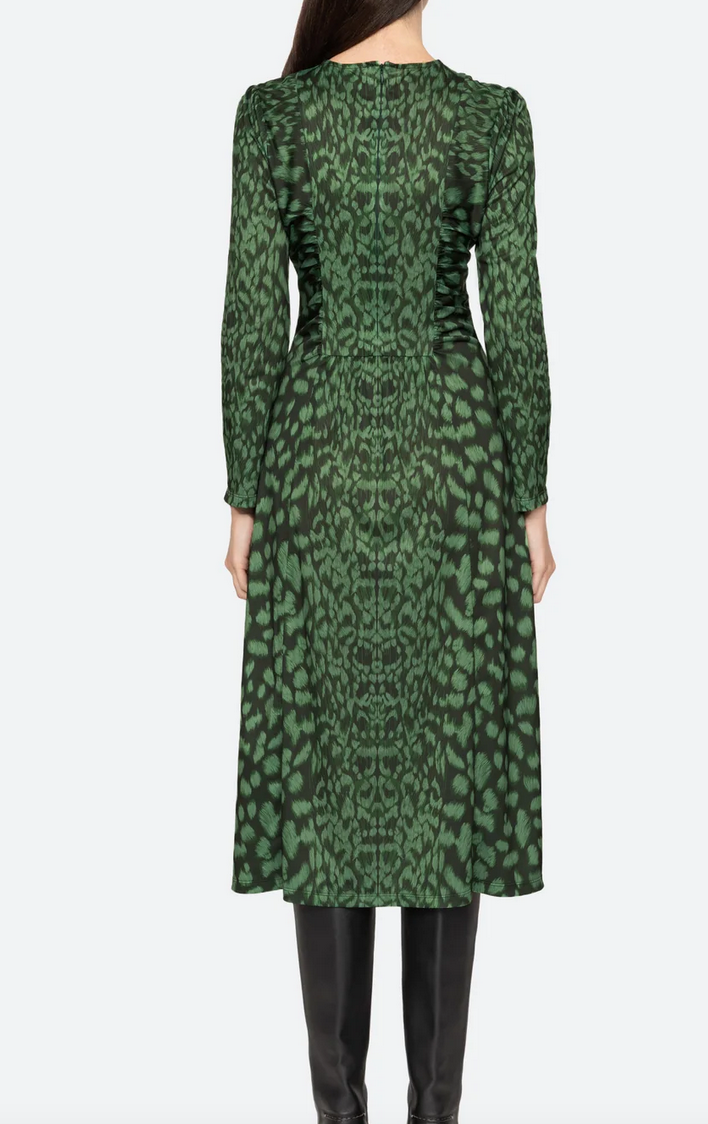 claude l/s dress green
