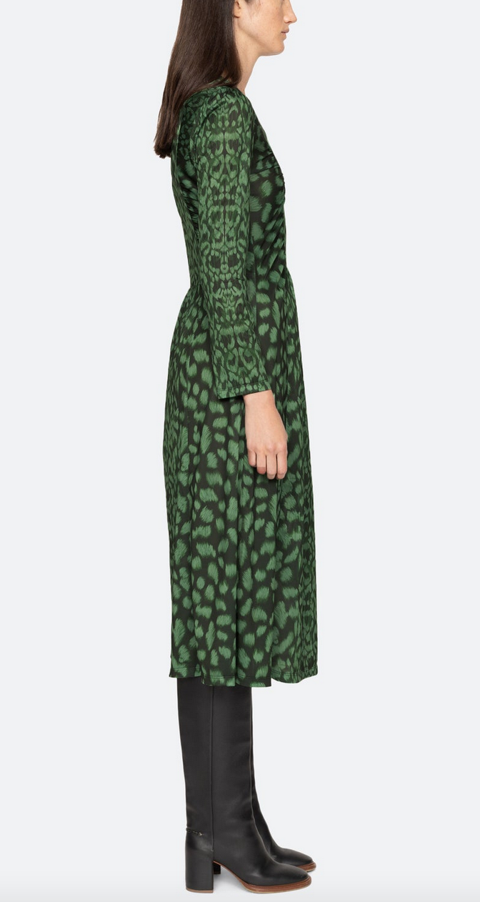 claude l/s dress green