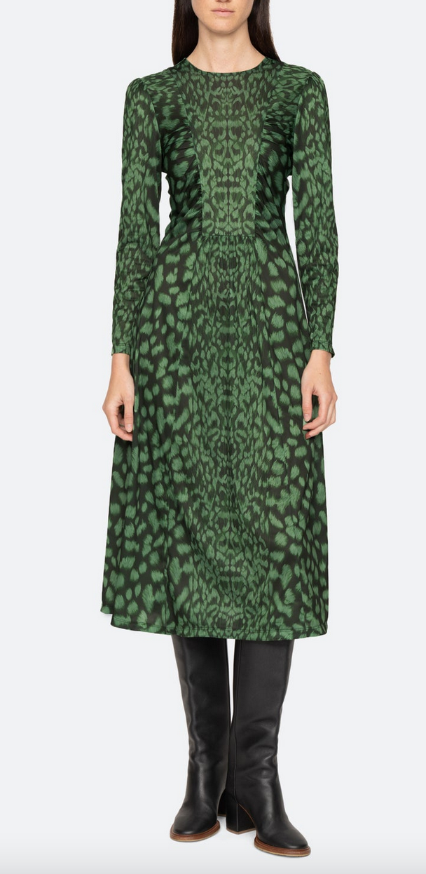 claude l/s dress green