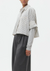 next ex shirt in dancing striped cotton shirting ivory cilantro