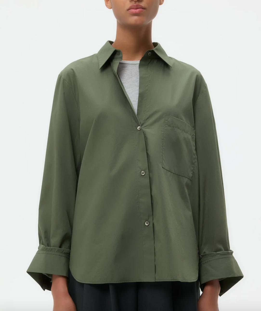 next morning shirt in superfine cotton shirting duffle bag