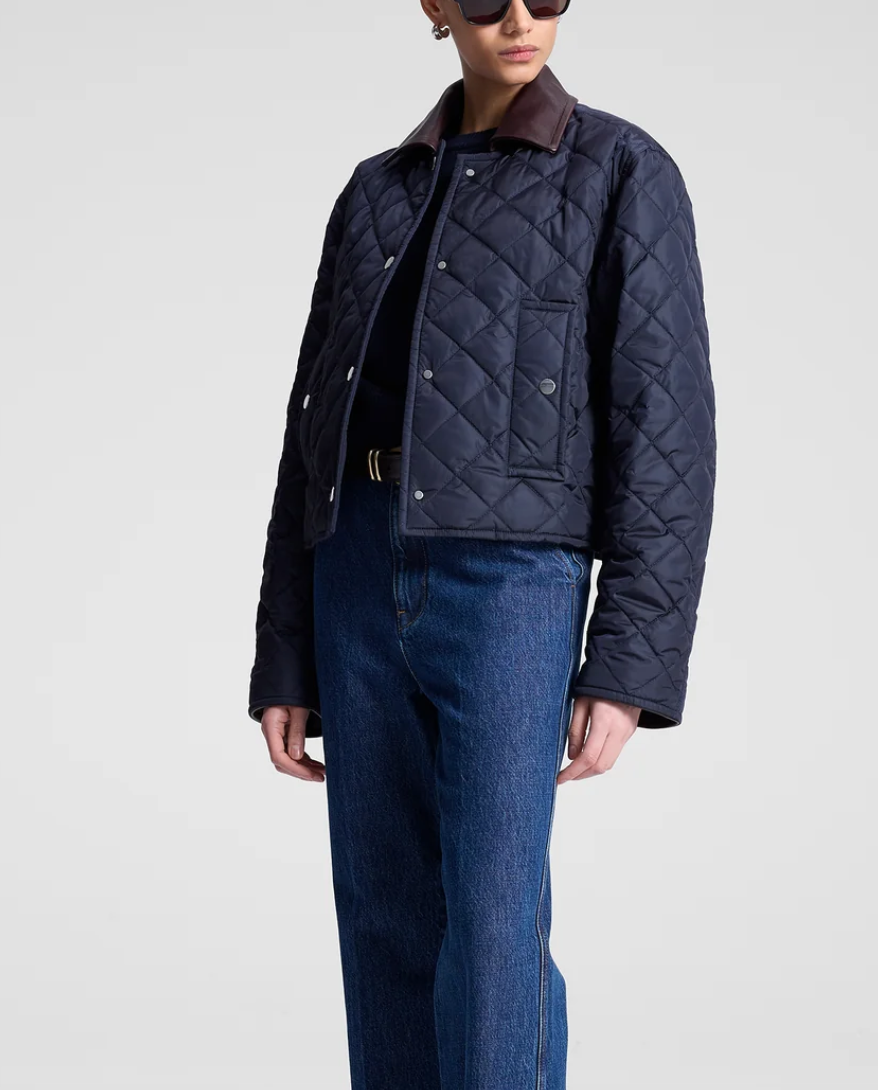 henri quilted jacket maritime navy