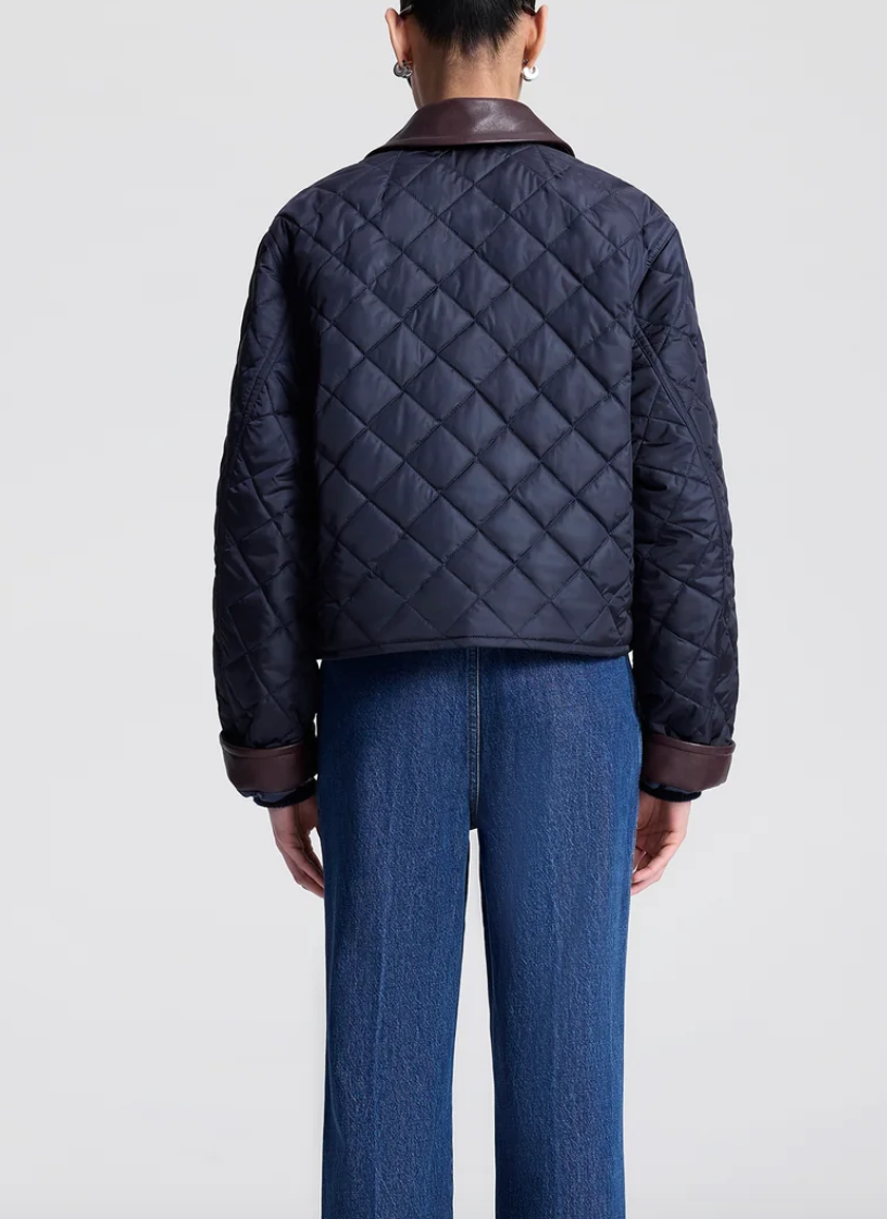 henri quilted jacket maritime navy