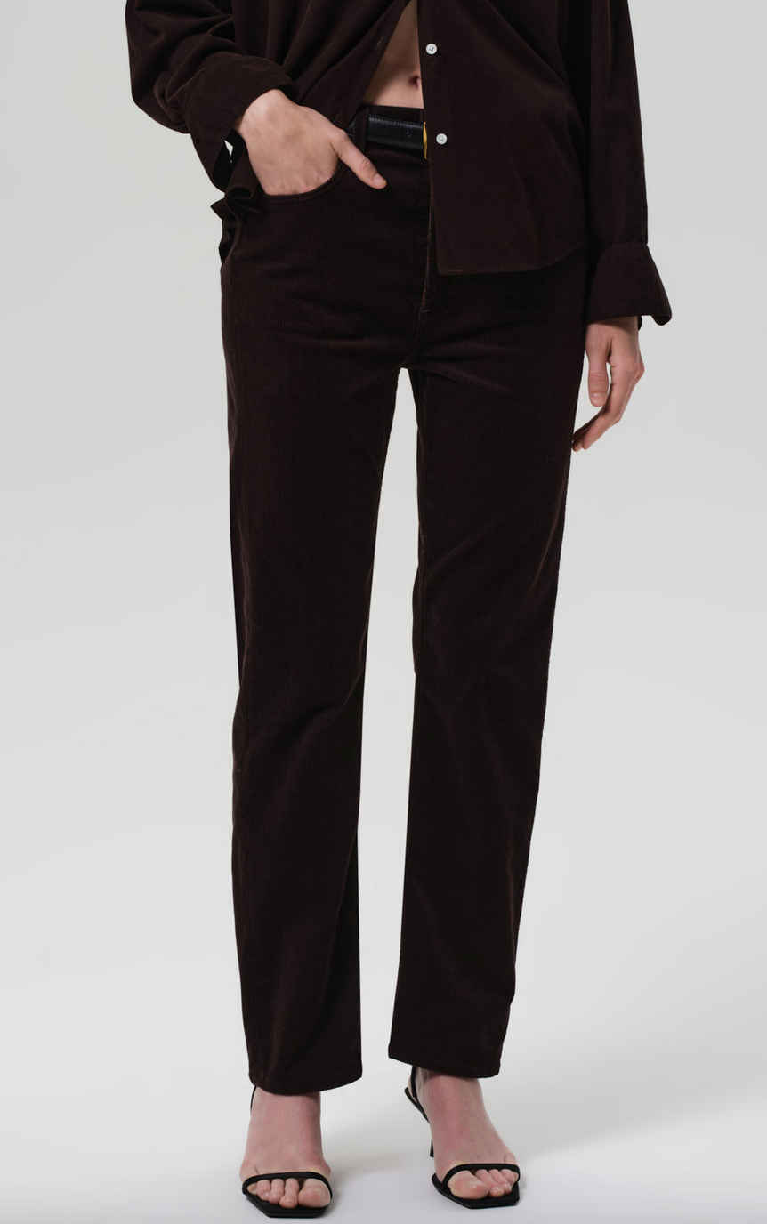 blaine vintage straight corduroy in barrister