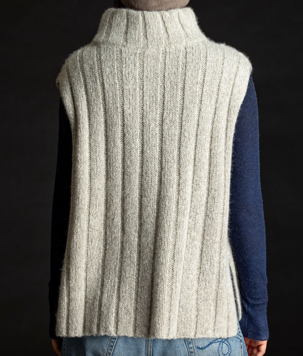 Dreamy mock vest dreamy cashmere hazel