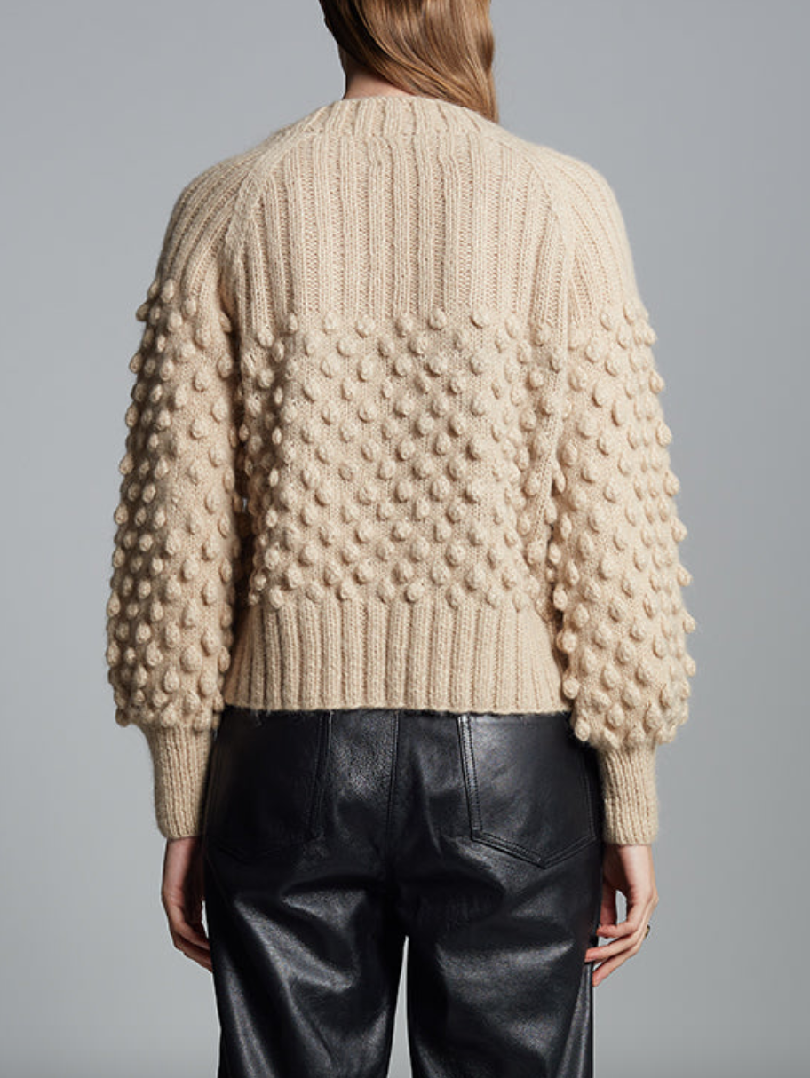 sage cardi pale camel