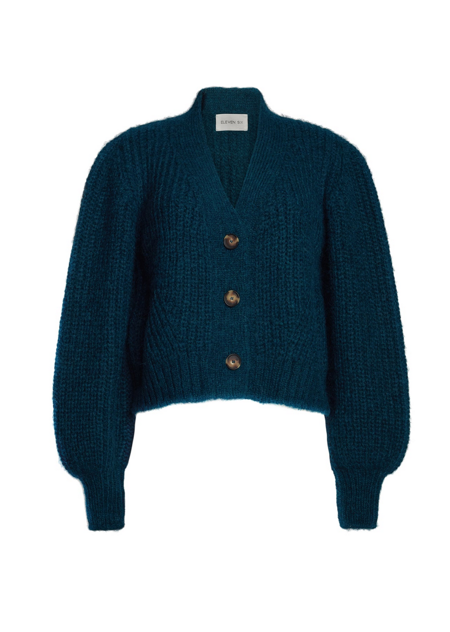 Sara cardi regal green