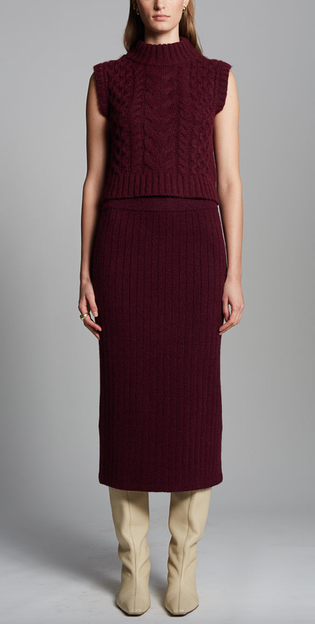 pia skirt merlot