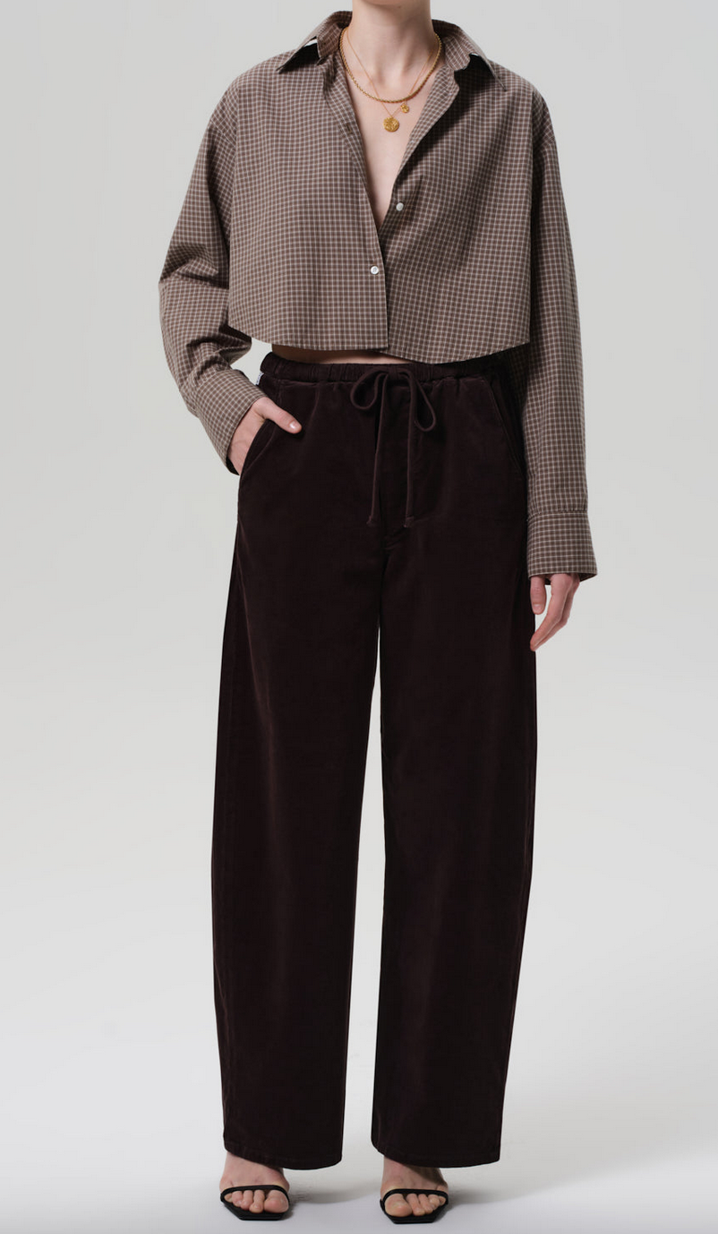 aurora pull on baby corduroy in barrister