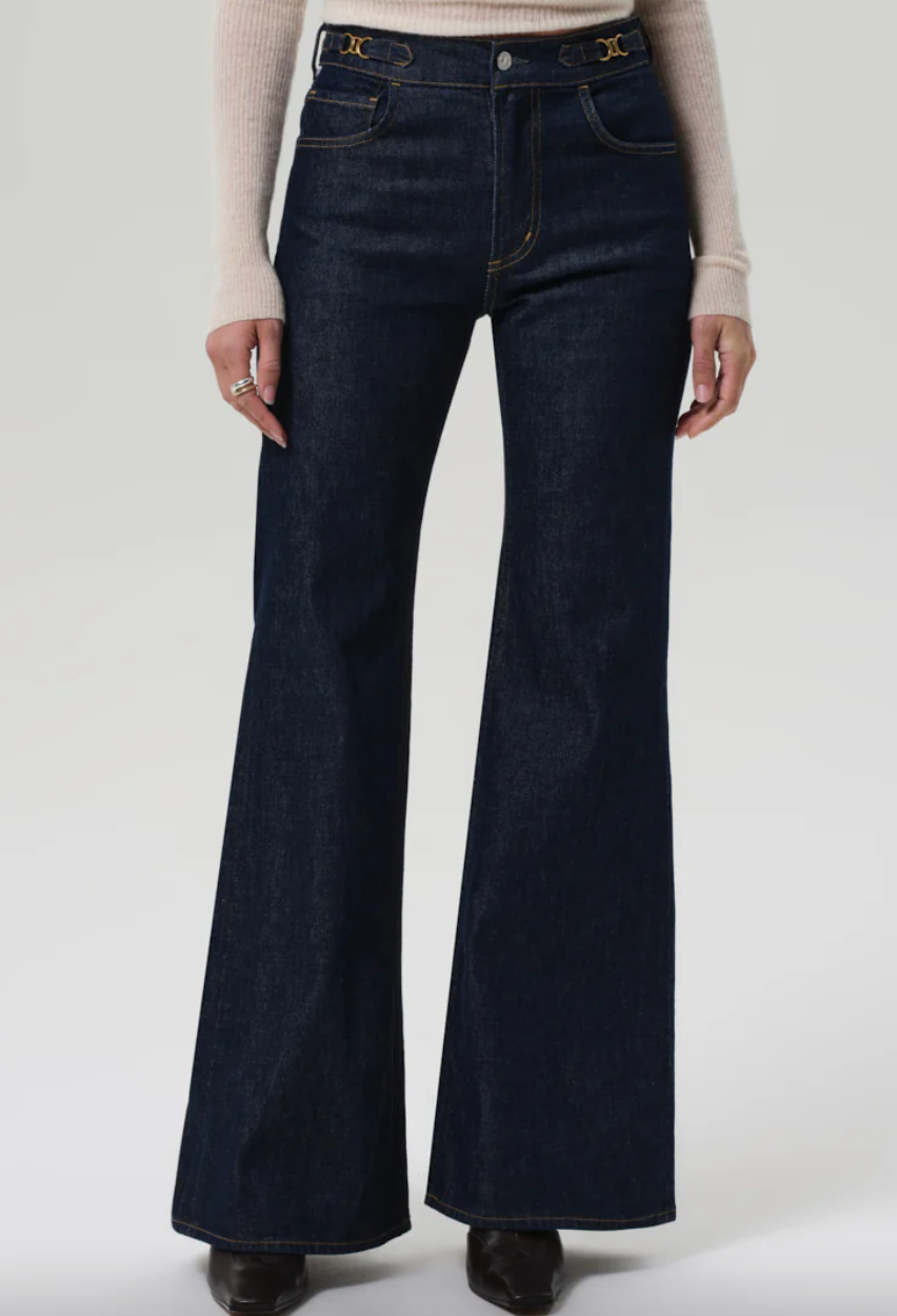 kimberly flare with horsebit in helia