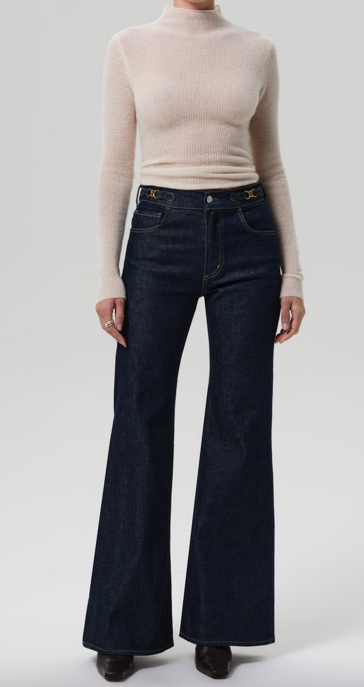 kimberly flare with horsebit in helia