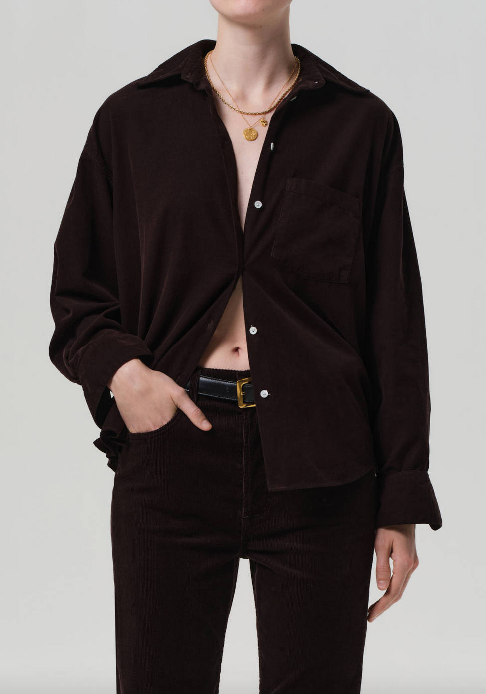 kayle shirt in corduroy