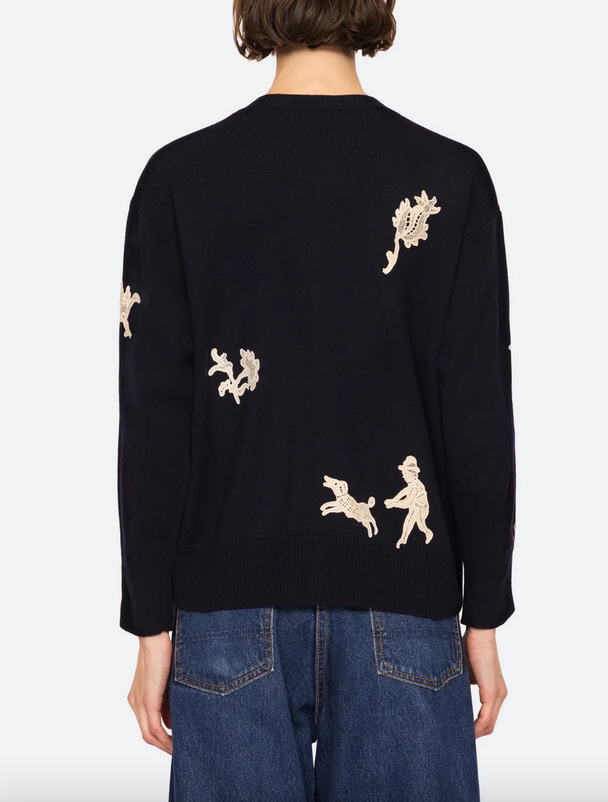 mika cardigan navy