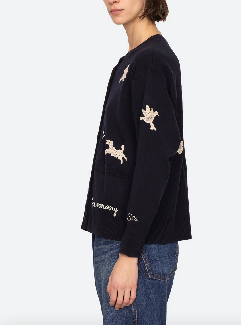 mika cardigan navy