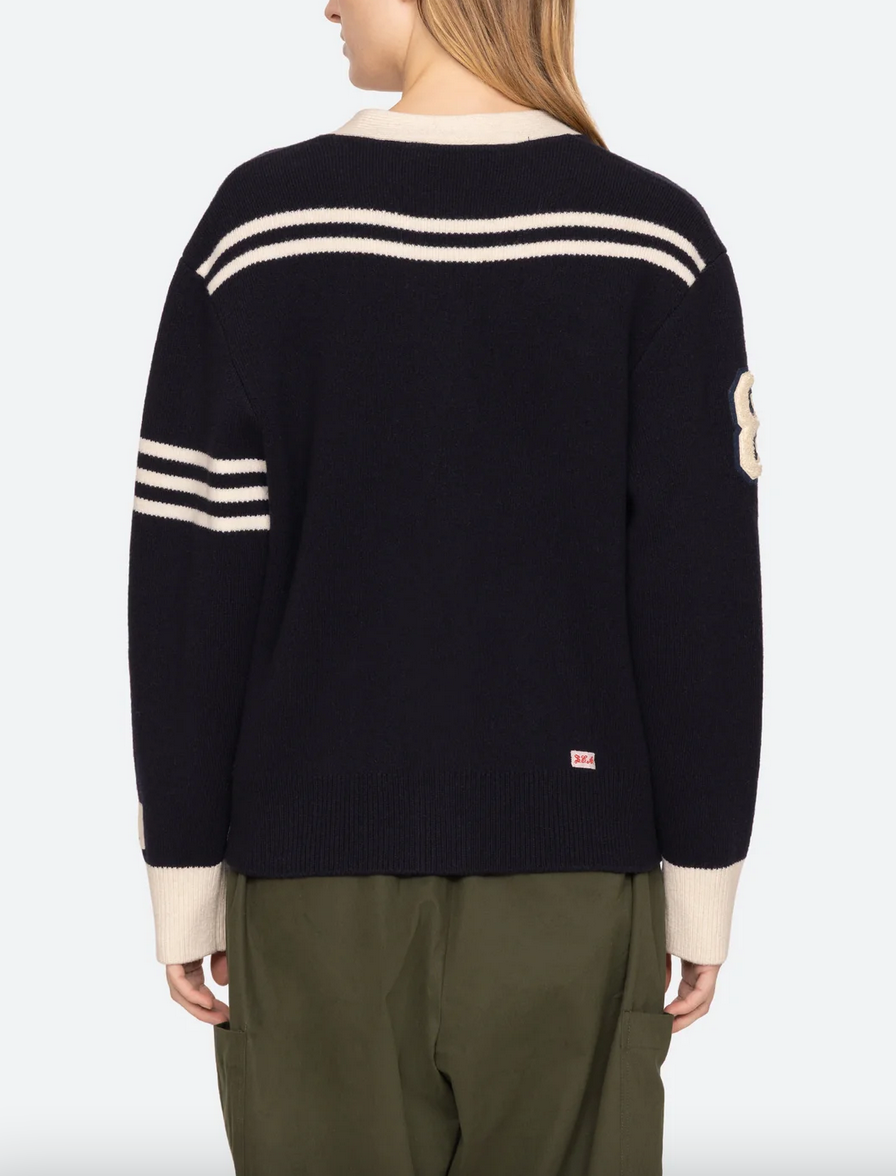 arther cardigan navy