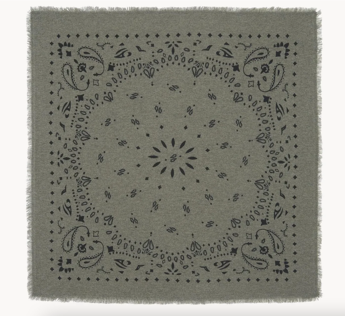 large bandana Hachiko Khaki marl