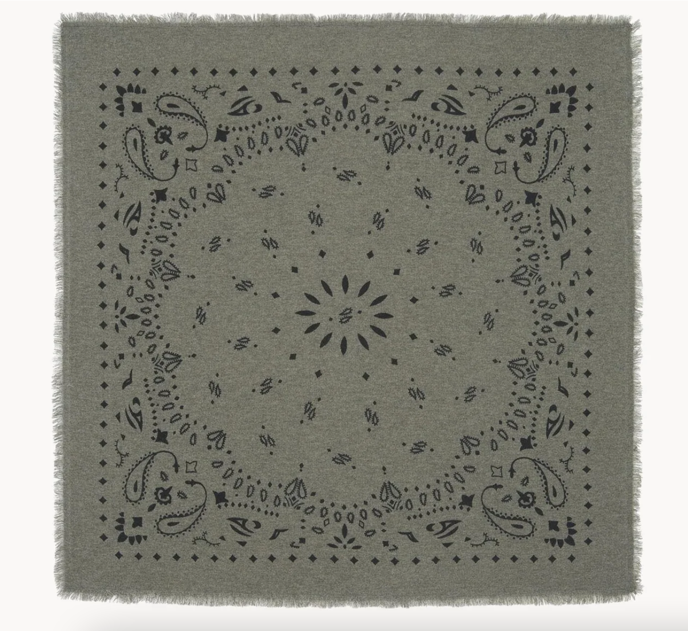 large bandana Hachiko Khaki marl