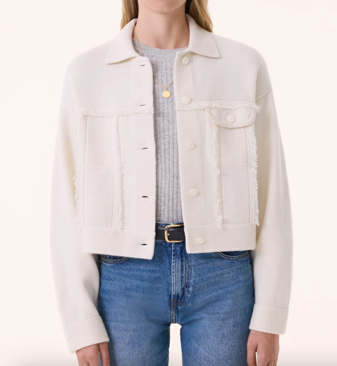 vintage white women's Jacket arya